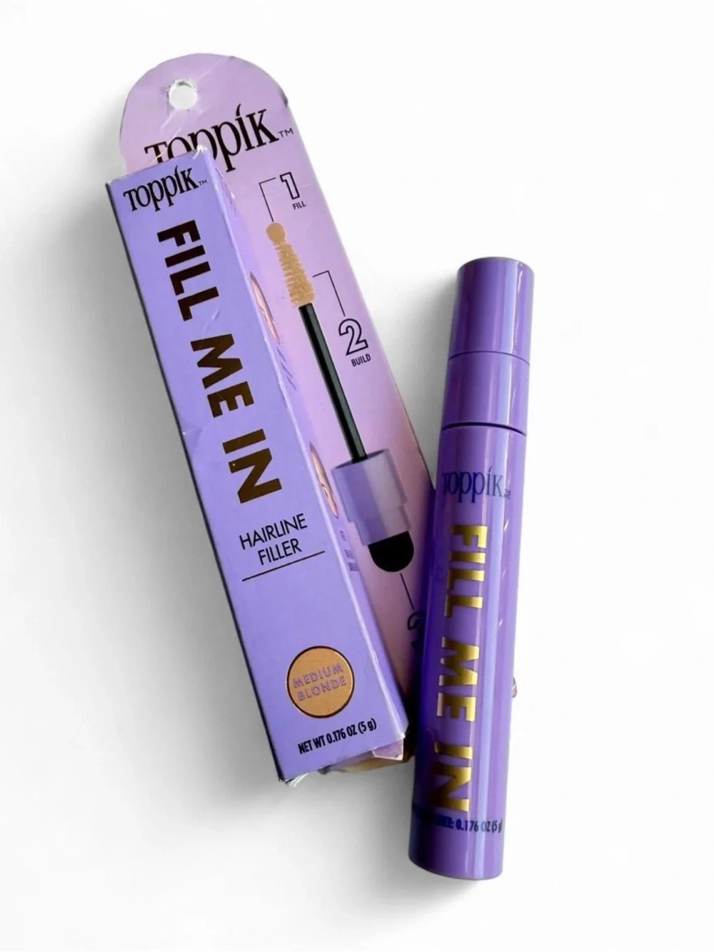 Toppik Fill Me In Hairline Filler - Medium Blonde Brand New